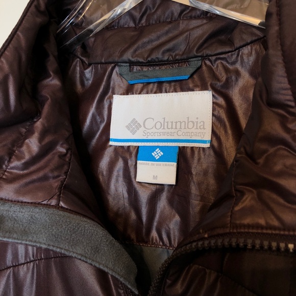 Columbia Burgundy Zip Up Jacket - Picture 6 of 12